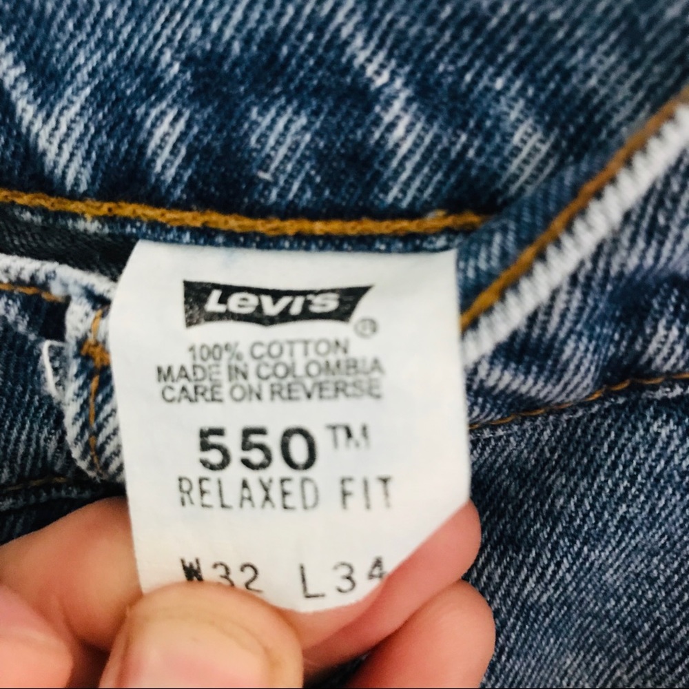 🌱5/$30 Vtg 550 Levis Relaxed Fit Jeans - Picture 4 of 7